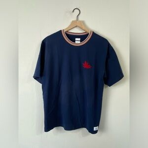 VANS Medium Soft But Heavy Cotton Shirt / Vintage Neckline and Great Emblem.